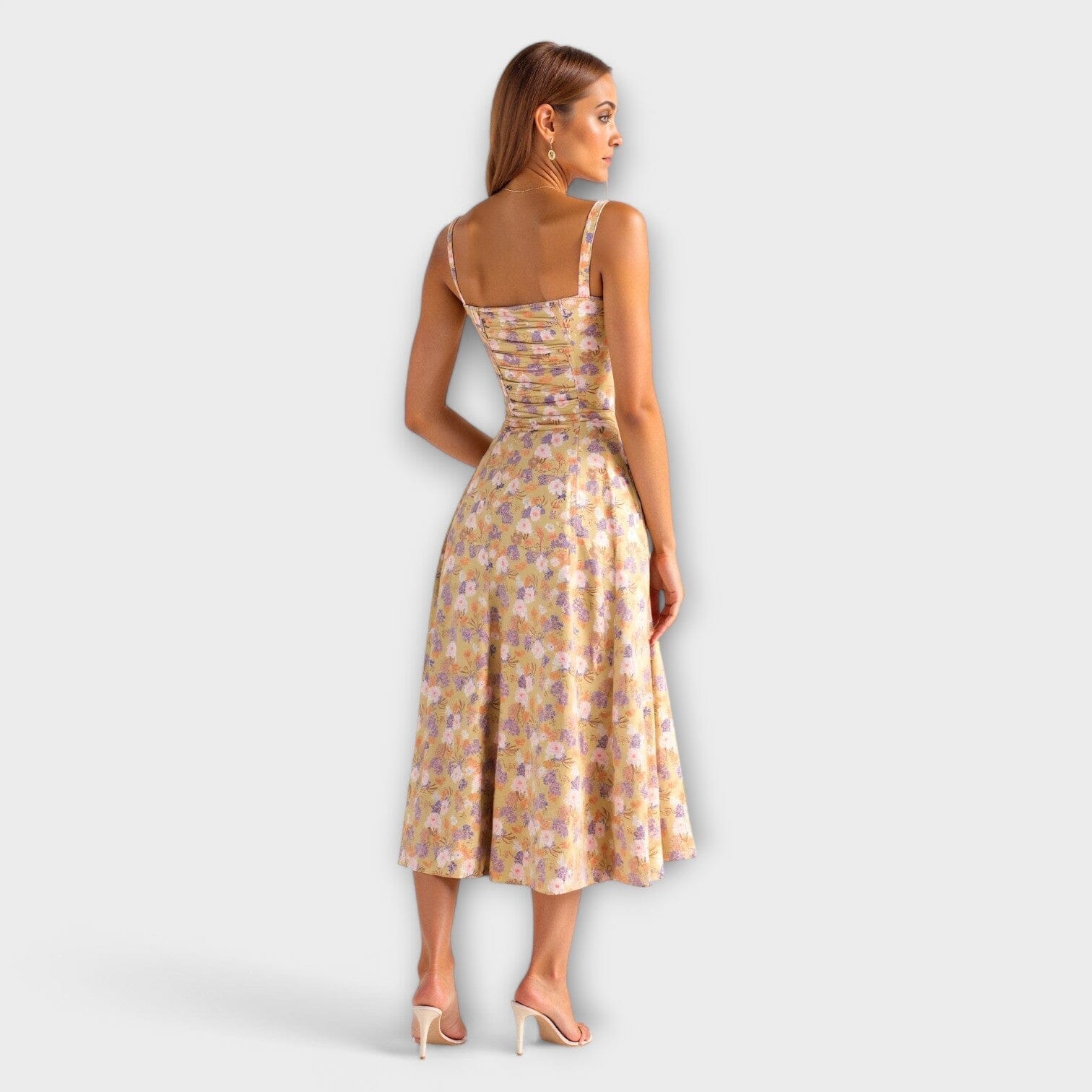 Kiana – Vestido midi con corsé