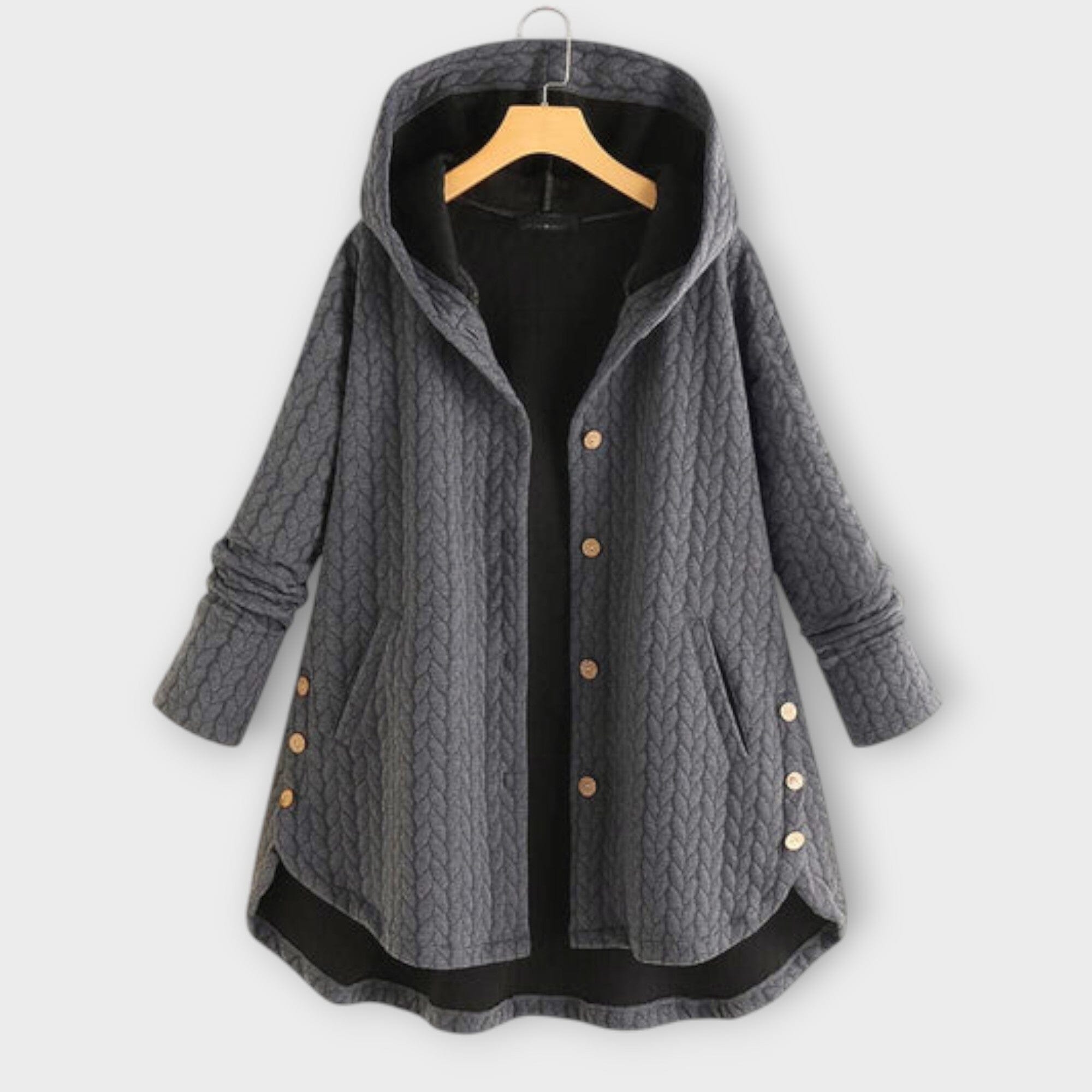 Leslie - Chaqueta Abotonada Cálida