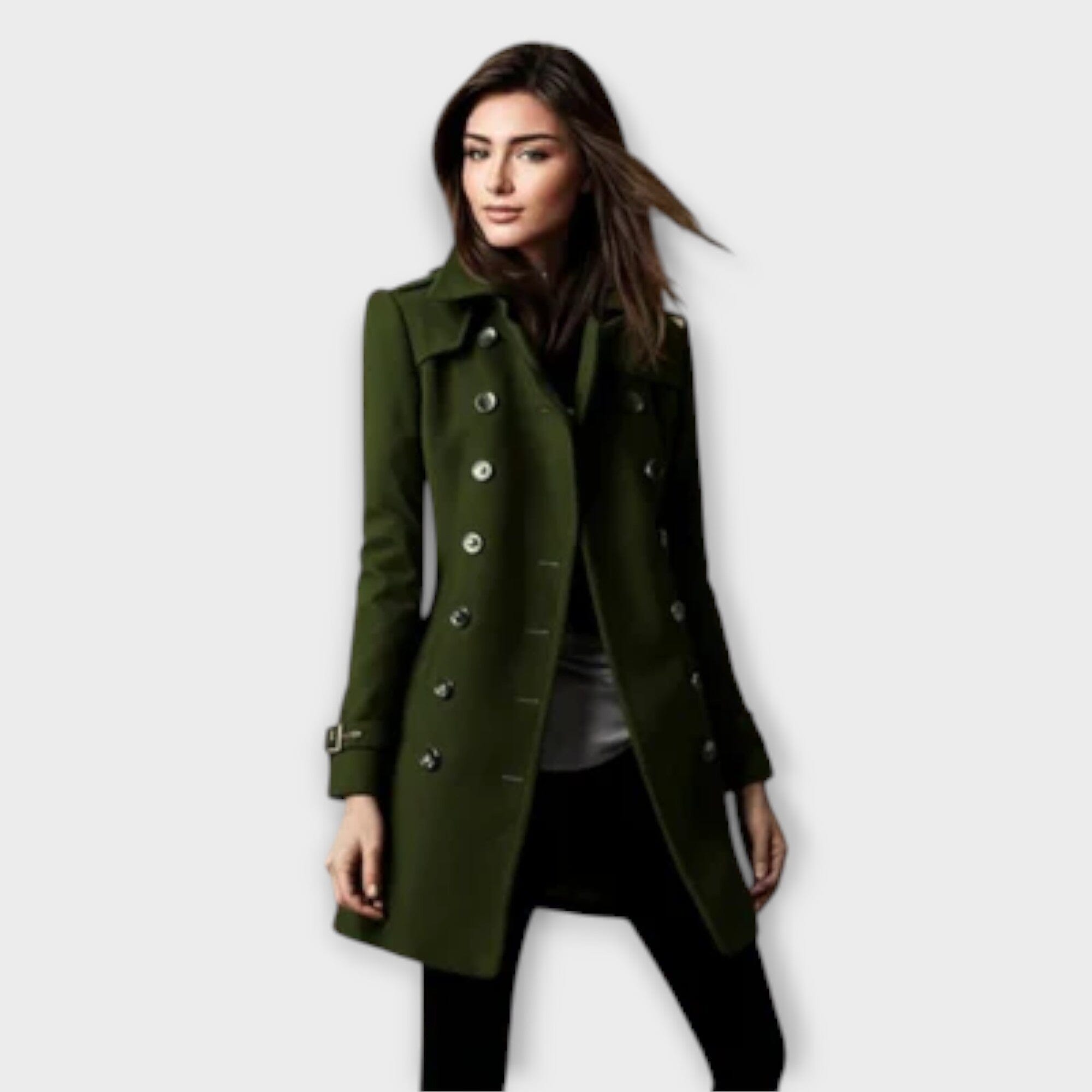 Linda - Trenchcoat Doble Abotonado