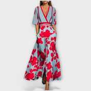 Elise – Elegante vestido entallado con estampado floral