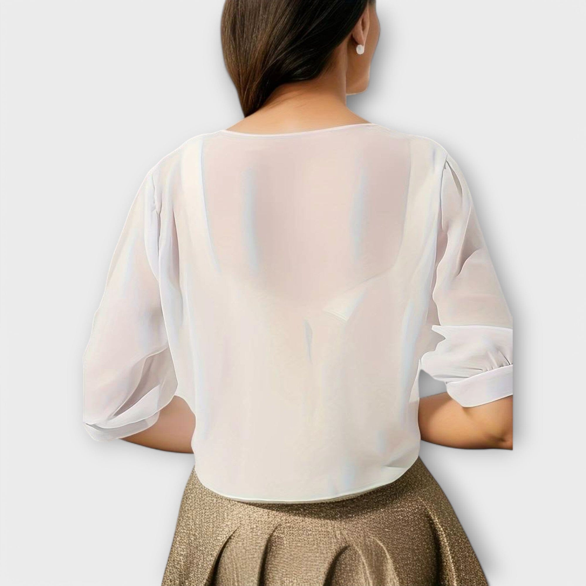 Olivia - Blusa con Frente Abierto