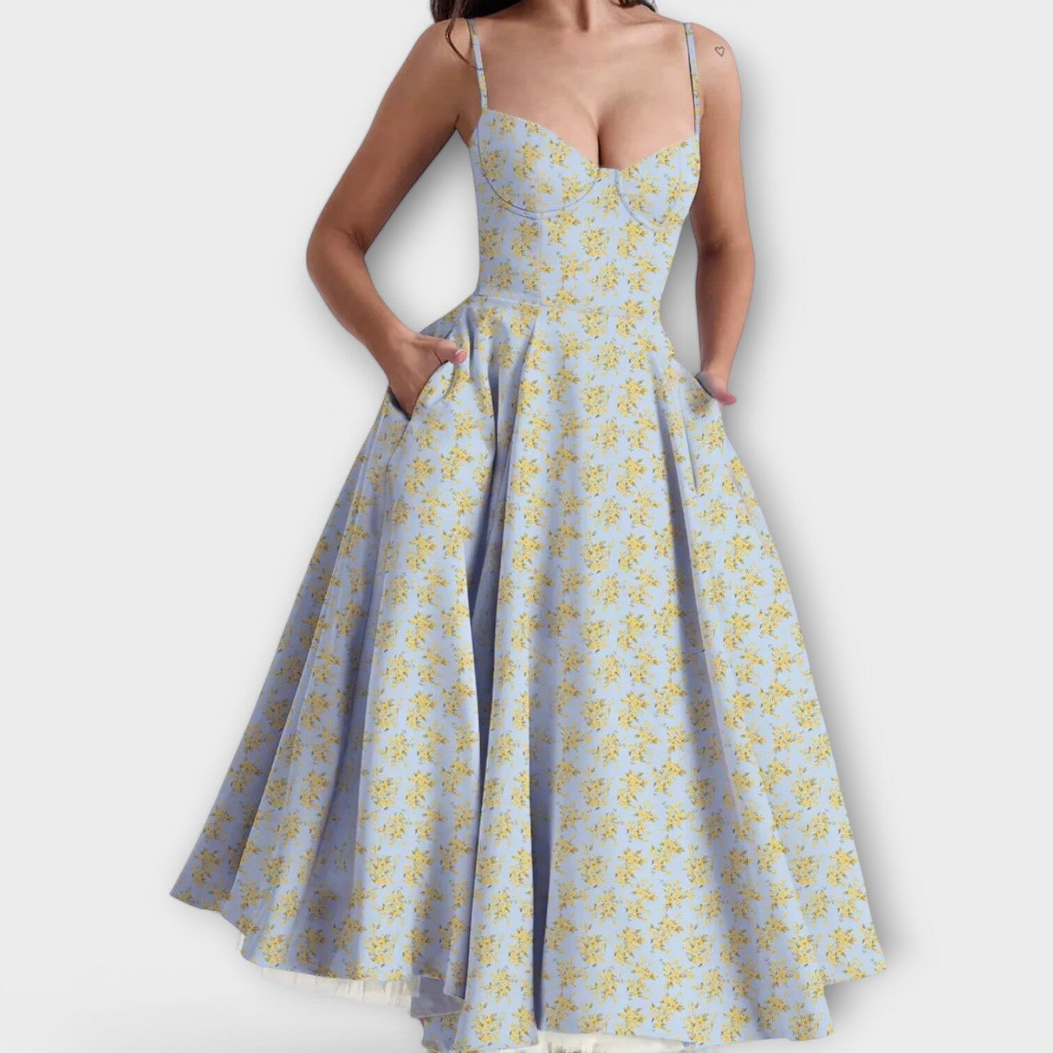 Mélie – Vestido ligero de verano con detalle de corsé