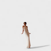 ADELINE - VESTIDO LARGO CON CUELLO HALTER