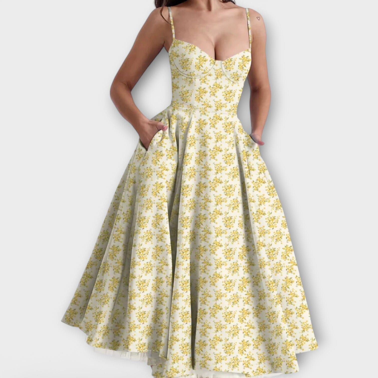 Mélie – Vestido ligero de verano con detalle de corsé