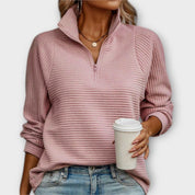 Vilja - Pullover con Media Cremallera