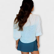 Olivia - Blusa con Frente Abierto