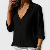 Elara - Blusa de Chiffon