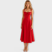 Kiana – Vestido midi con corsé