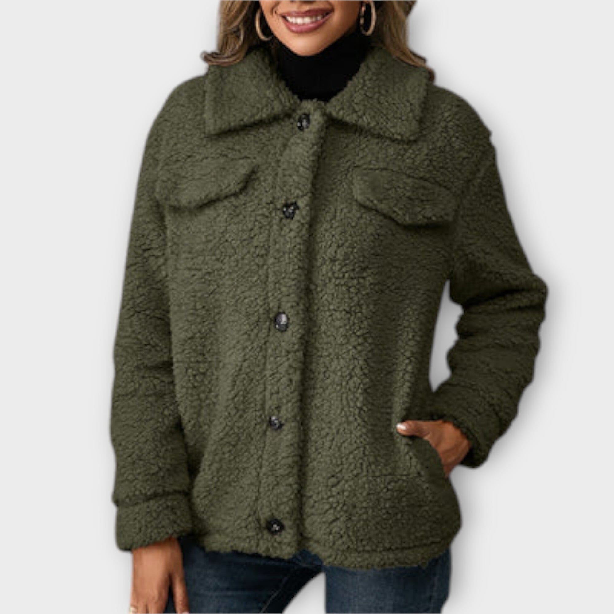 Lucy – Chaqueta de peluche cálida