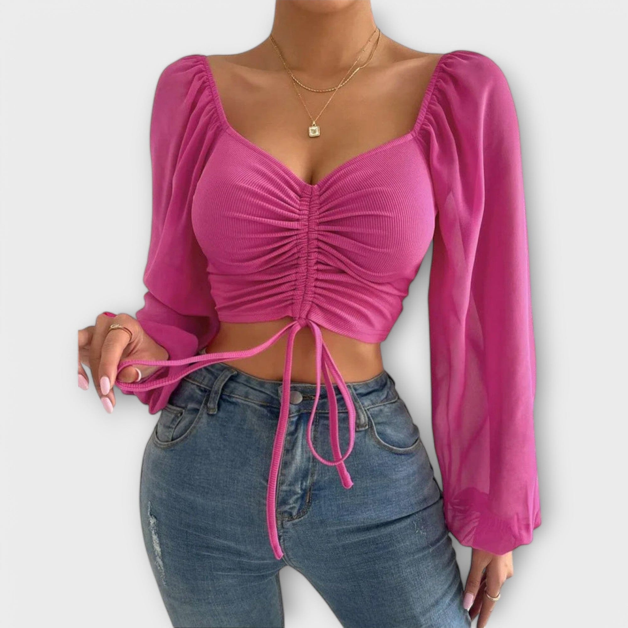 Jacqueline - Blusa Versátil para la Noche