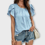 Charlotte - La Blusa Perfecta de Polka Dot