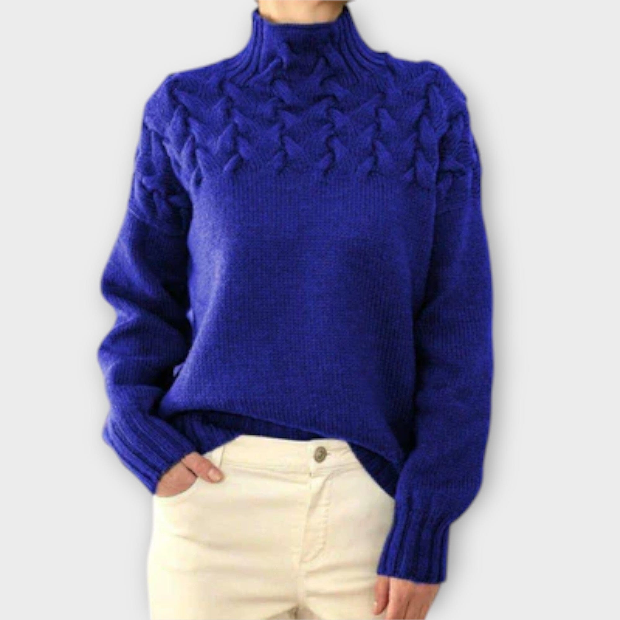 Eva – Suéter para Mujer con Detalle de Trenza