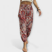 Scarlett – Pantalón con gráfico étnico