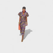 Lily – Vestido Fuego Tropical
