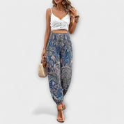 Scarlett – Pantalón con gráfico étnico