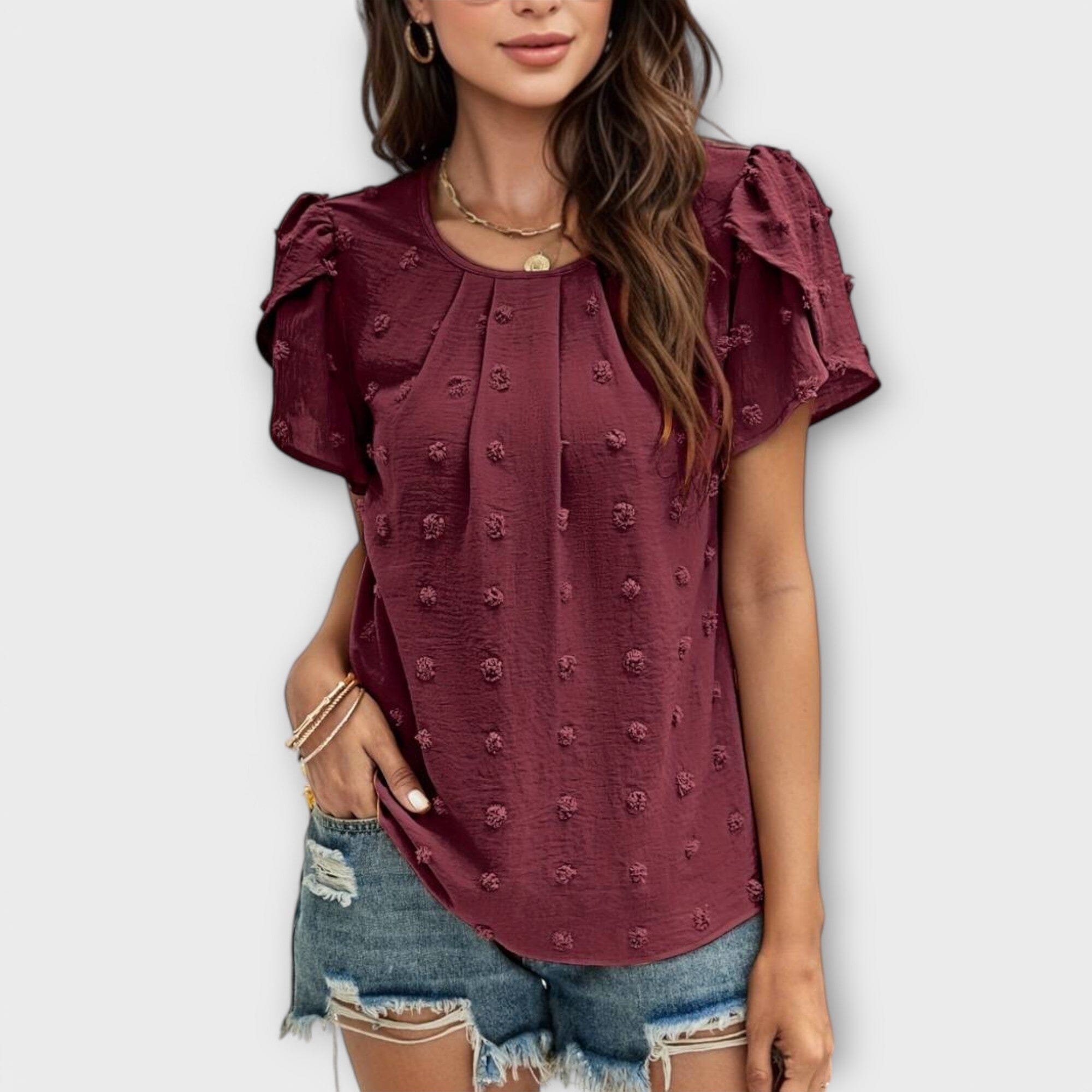 Charlotte - La Blusa Perfecta de Polka Dot