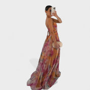 RitaBacelona – El vestido largo con flores que conquista miradas