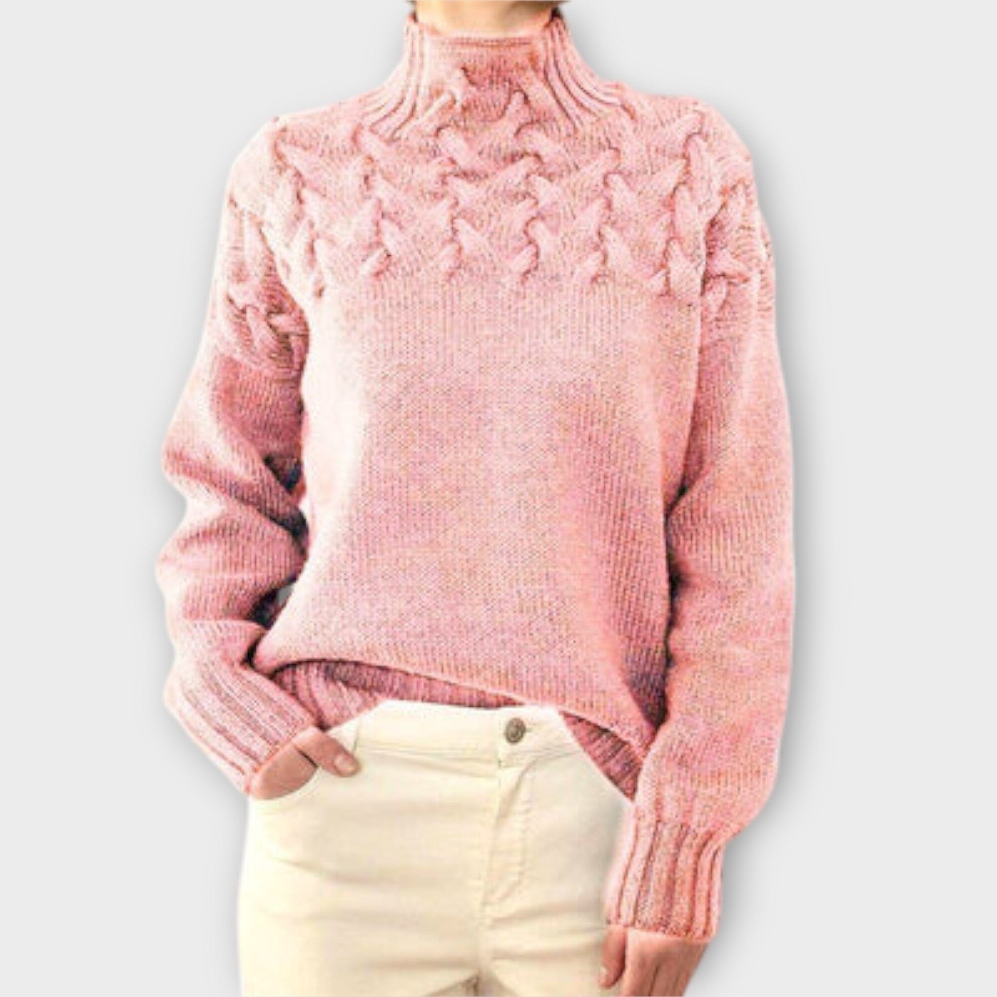 Eva – Suéter para Mujer con Detalle de Trenza