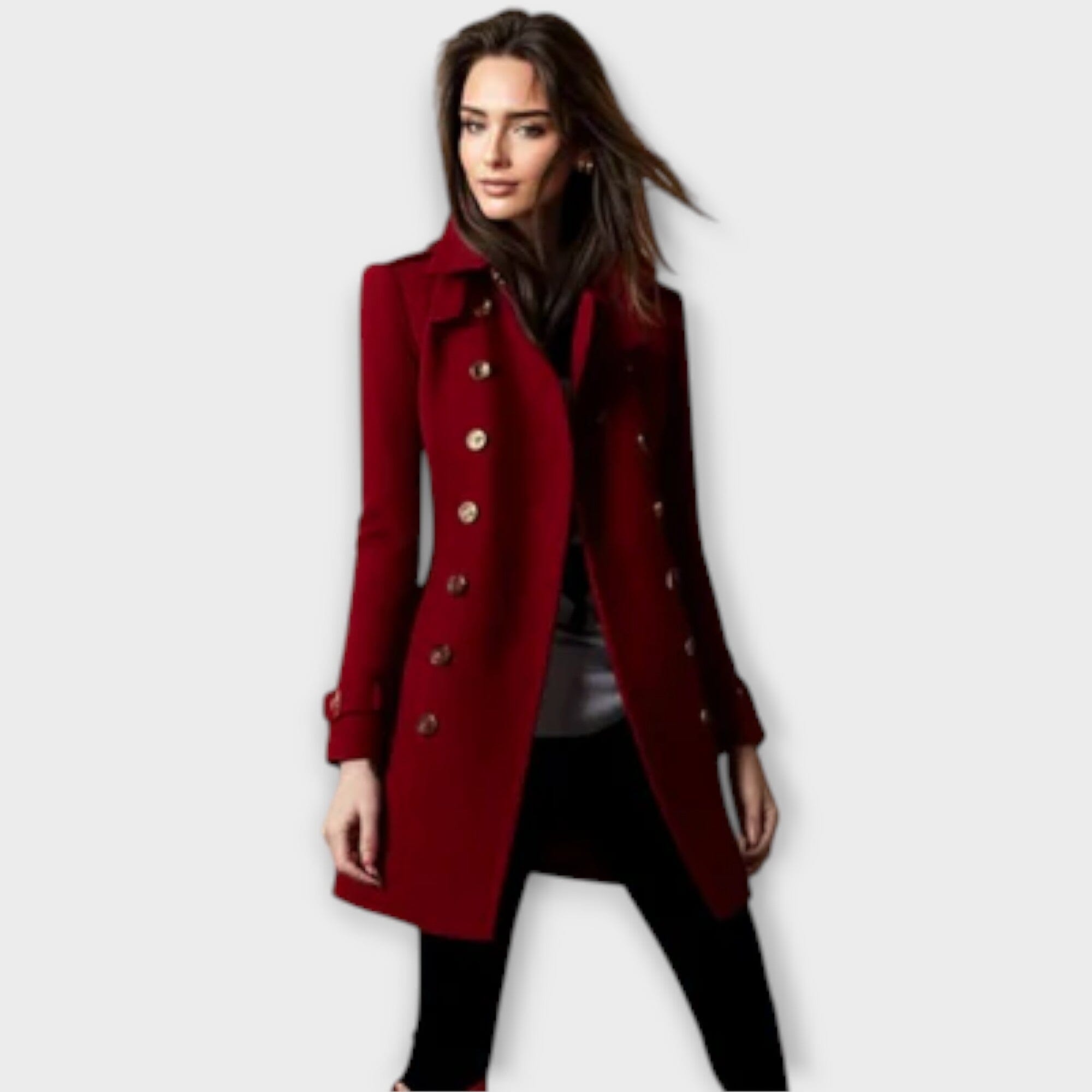 Linda - Trenchcoat Doble Abotonado