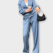 Chantal – Conjunto de Cardigan y Pantalones