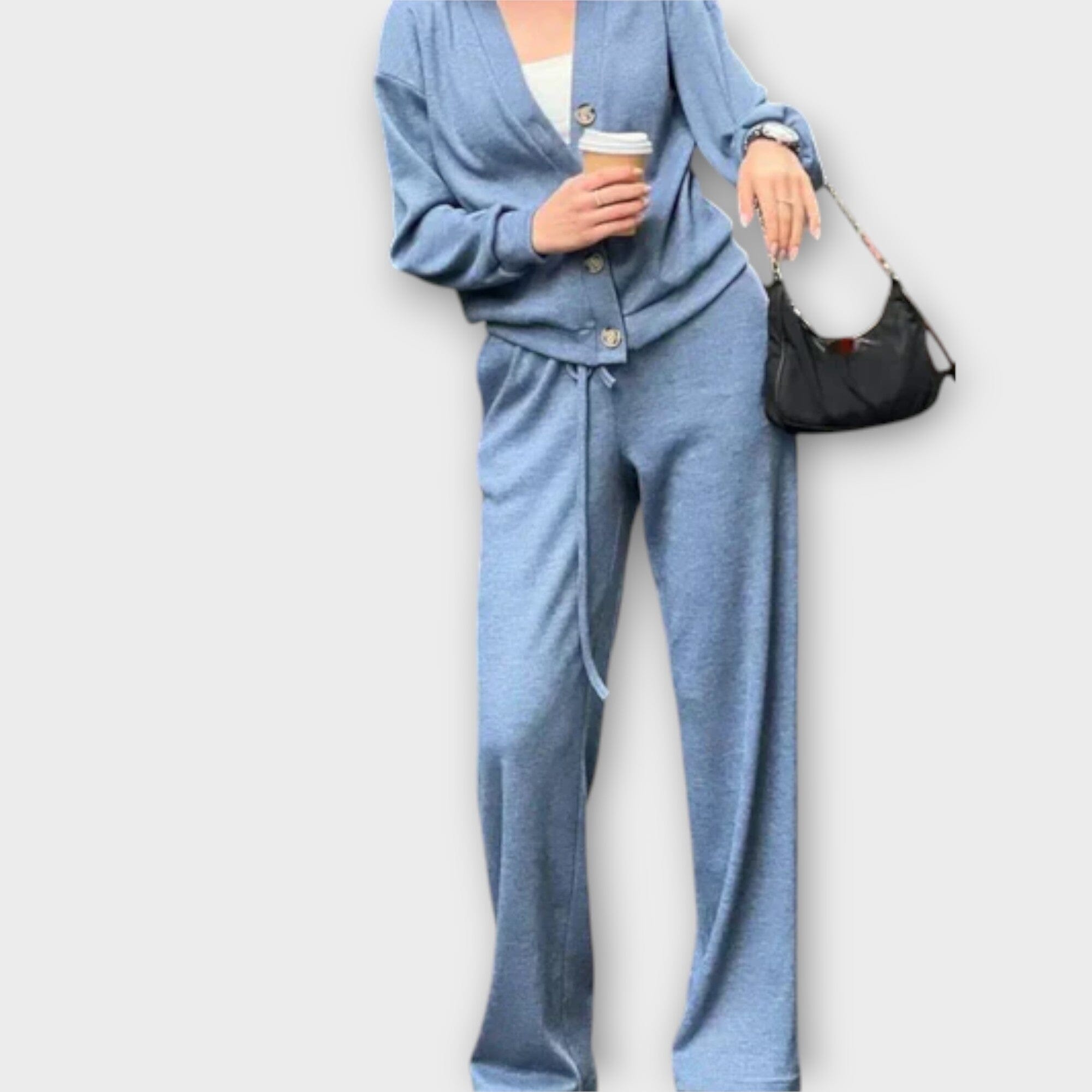 Chantal – Conjunto de Cardigan y Pantalones