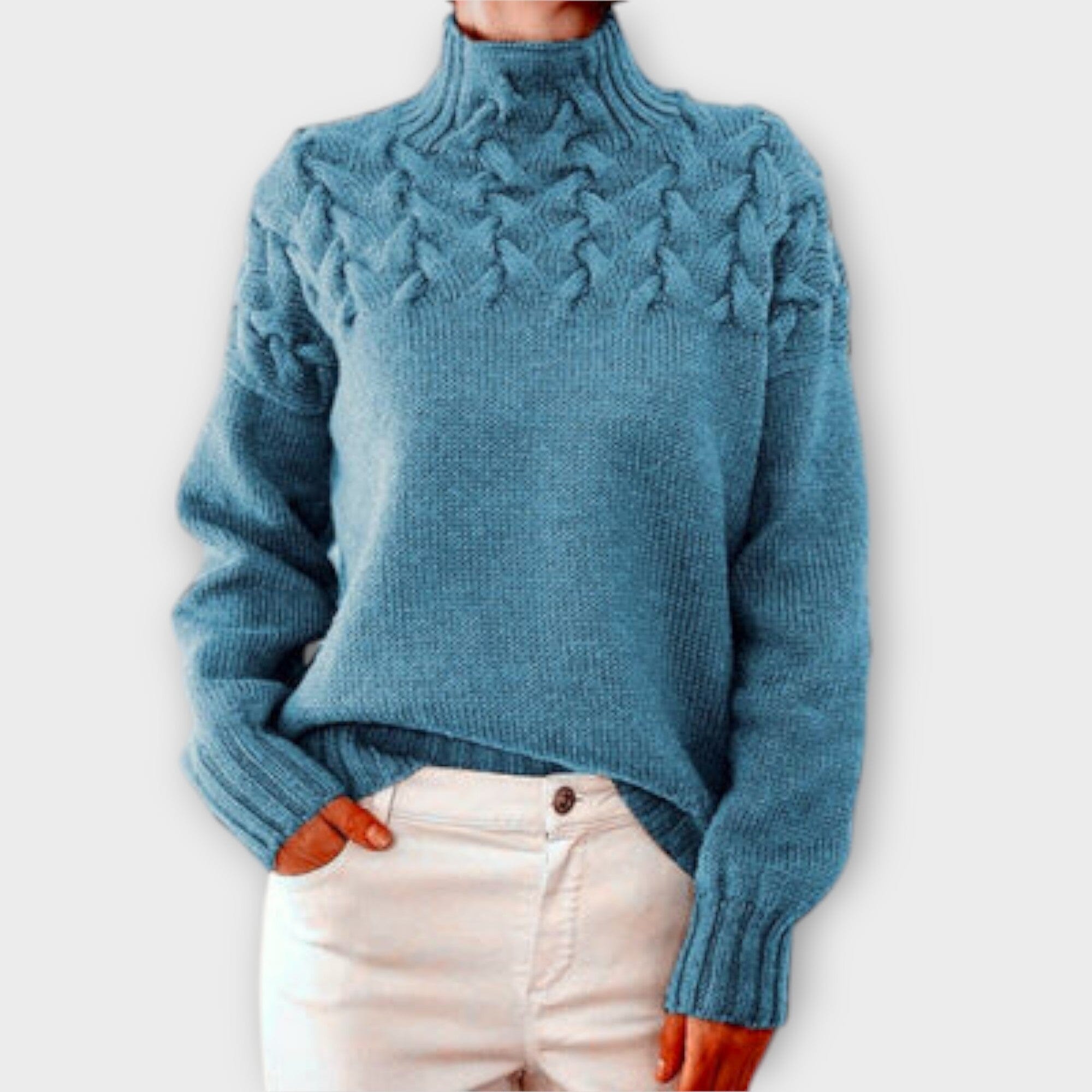Eva – Suéter para Mujer con Detalle de Trenza