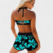 Sherrie | Bañador de Cintura Alta con Estampado Floral