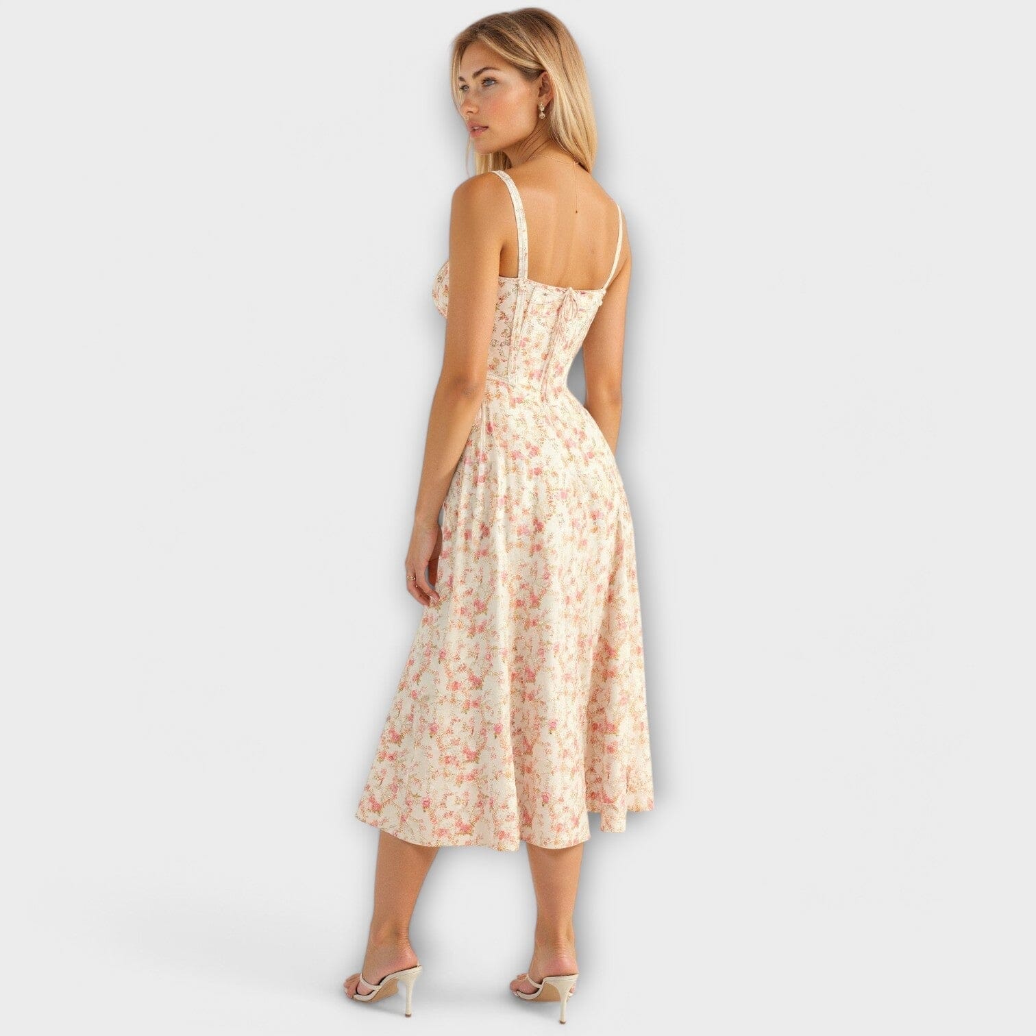 Kiana – Vestido midi con corsé