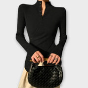 Michiko – Suéter Elegante de Punto de Algodón