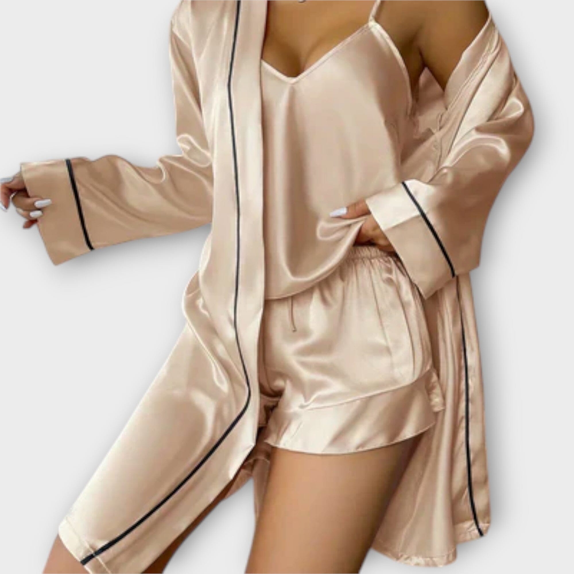 Félicité – Conjunto de Pijama de 3 Piezas Cómodo