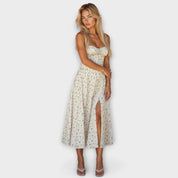 Kiana – Vestido midi con corsé