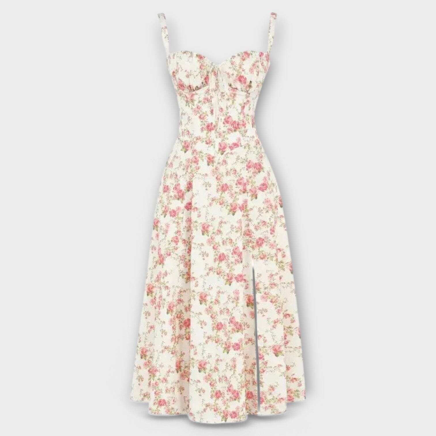Kiana – Vestido midi con corsé