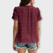 Charlotte - La Blusa Perfecta de Polka Dot