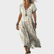 Carmen – Vestido Bohemio en Degradado