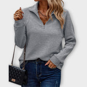 Vilja - Pullover con Media Cremallera