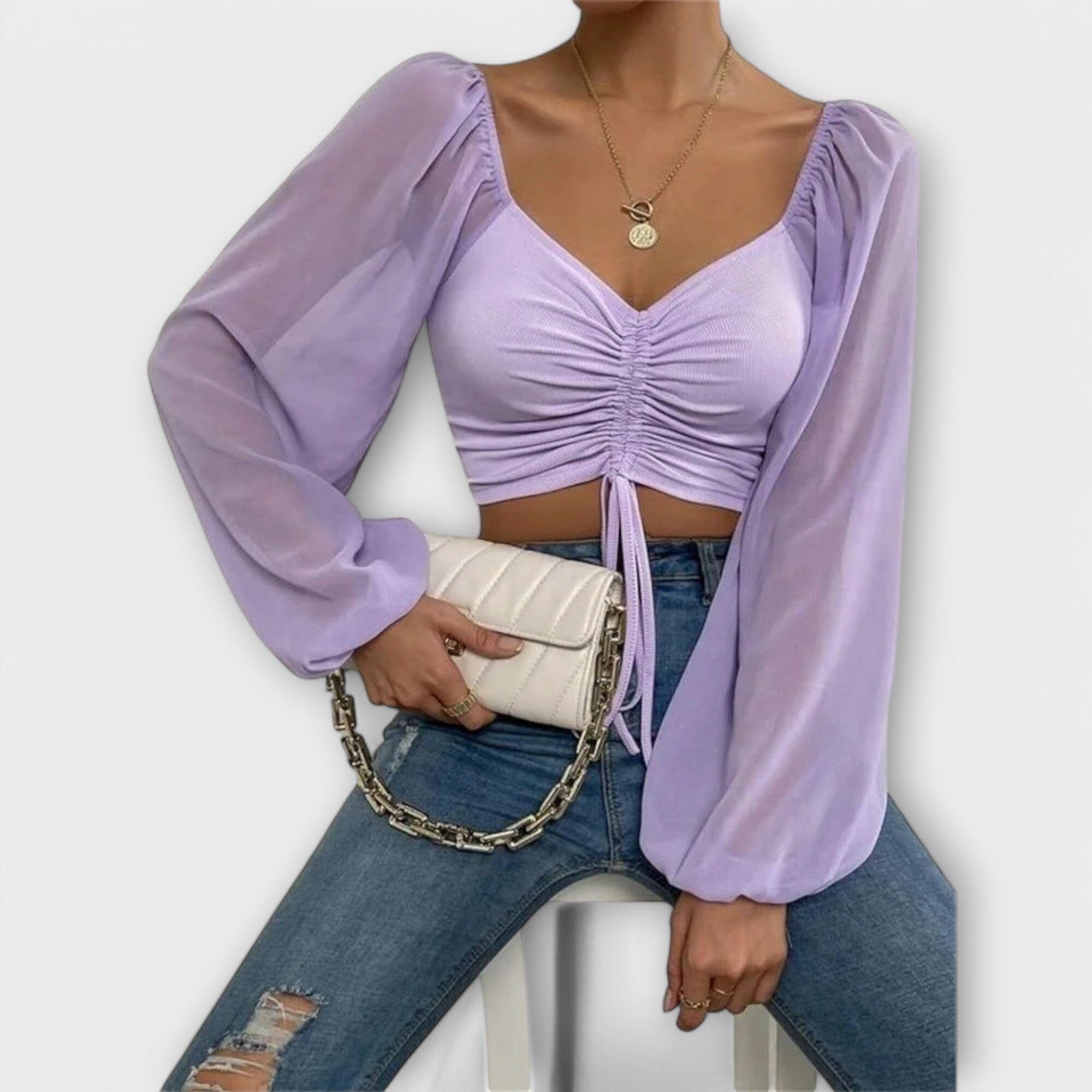 Jacqueline - Blusa Versátil para la Noche
