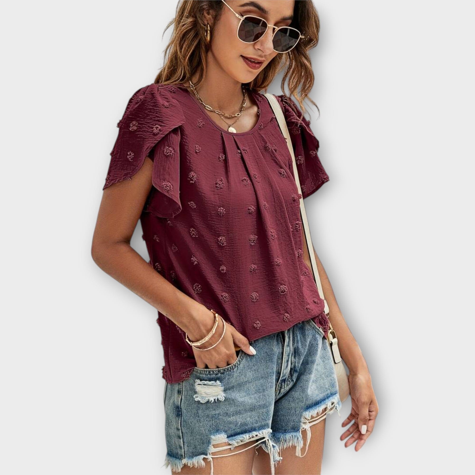 Charlotte - La Blusa Perfecta de Polka Dot