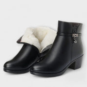 Frederika – Elegantes botín de invierno con cremallera
