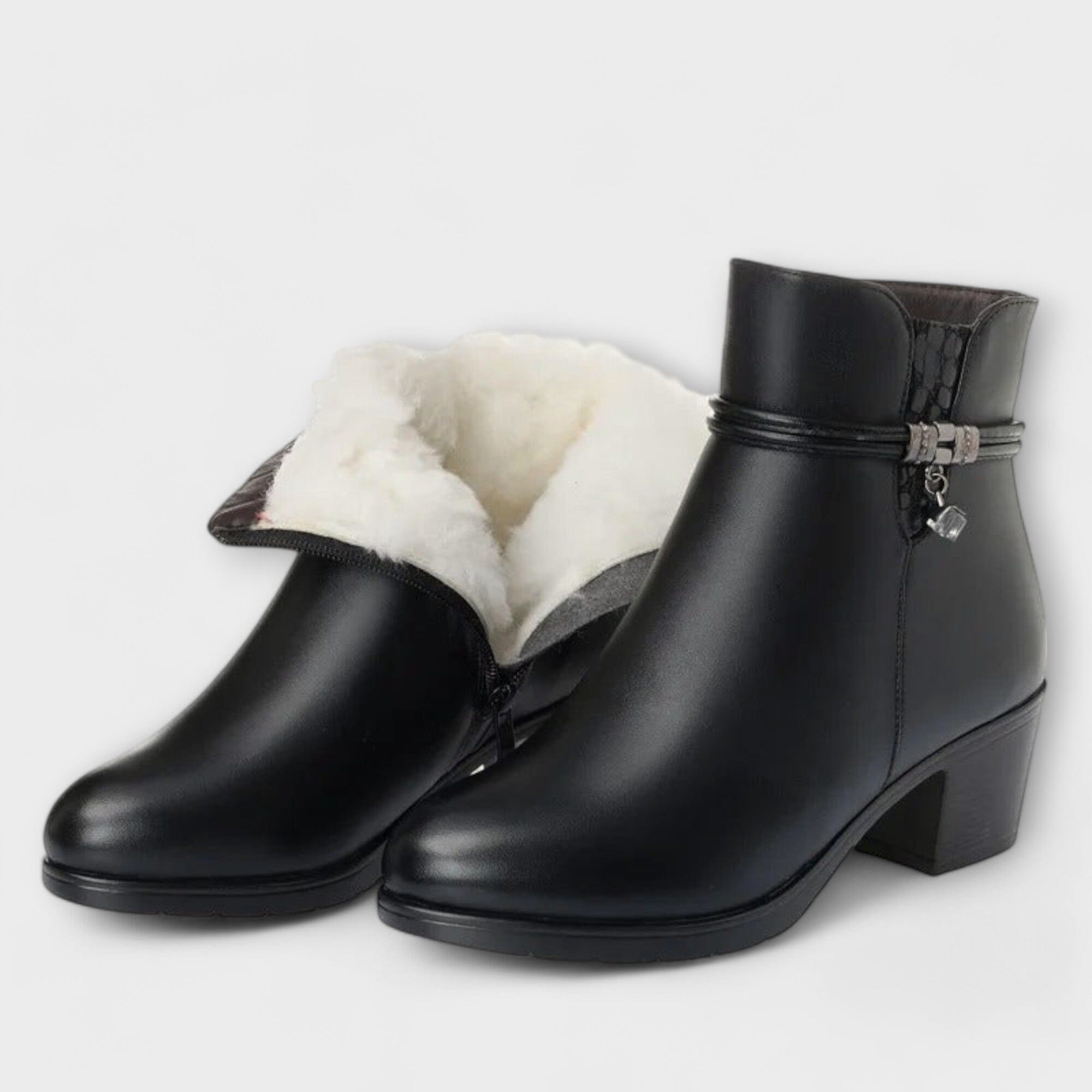 Frederika – Elegantes botín de invierno con cremallera