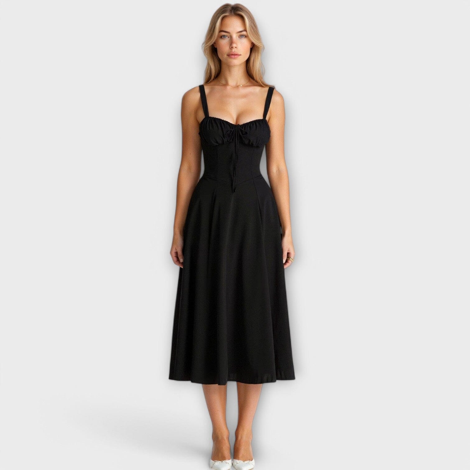Kiana – Vestido midi con corsé