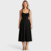 Kiana – Vestido midi con corsé