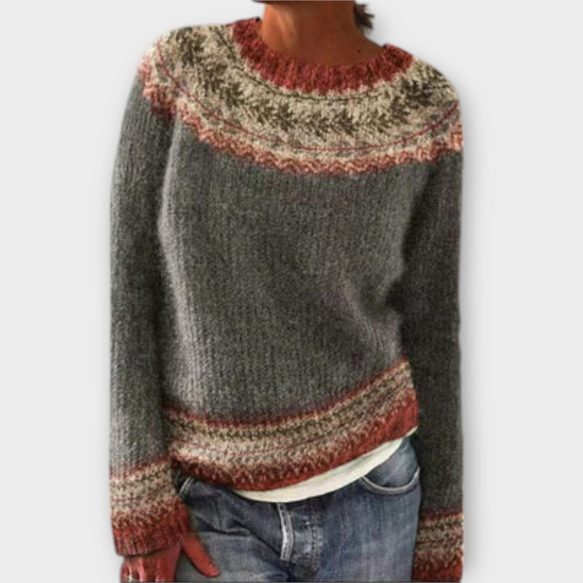 Suéter de Punto Vintage para Mujer