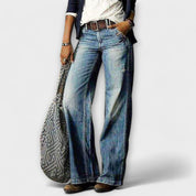 Cess – Pantalón de mezclilla de pierna ancha