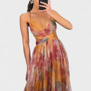 RitaBacelona – El vestido largo con flores que conquista miradas