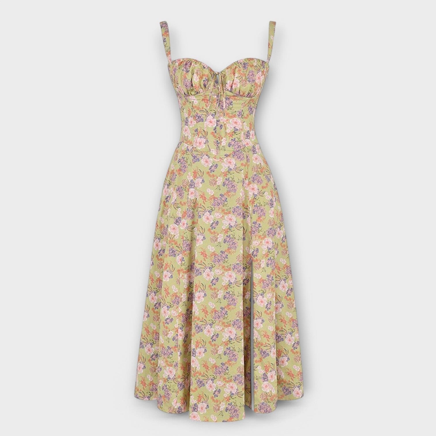 Kiana – Vestido midi con corsé