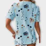 Emily - Blusa de Moda con Escote en V
