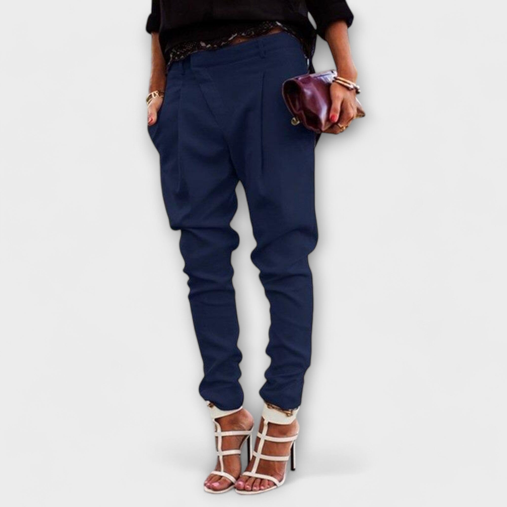 Mira – Pantalón de cintura alta elegante