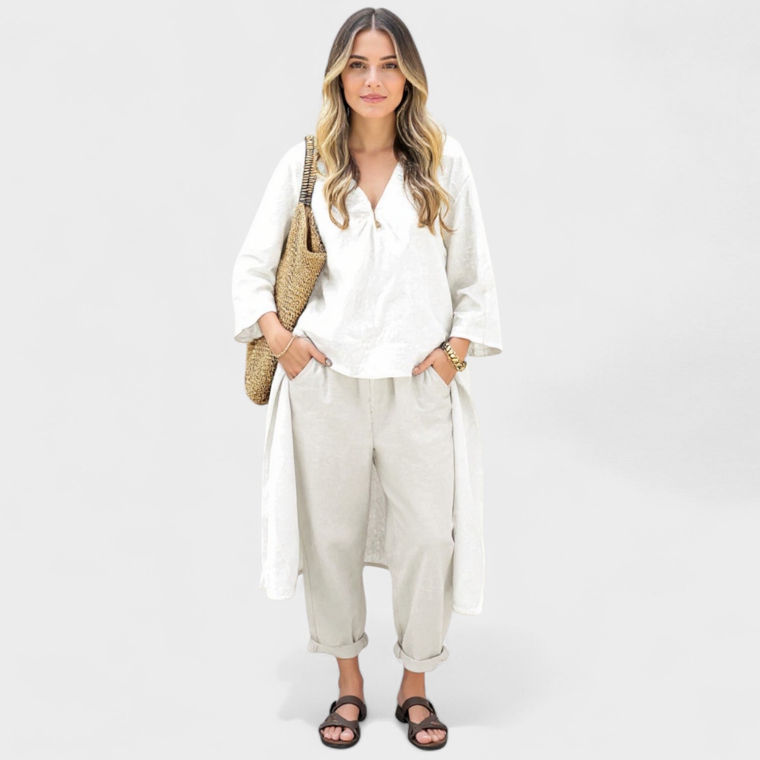Soléa – Conjunto de lino para días con estilo