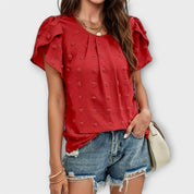 Charlotte - La Blusa Perfecta de Polka Dot
