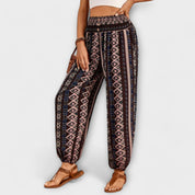 Scarlett – Pantalón con gráfico étnico